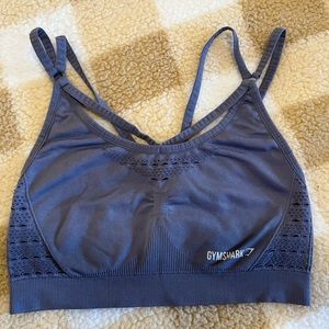 Gymshark Energy Seamless Sports Bra - Steel Blue